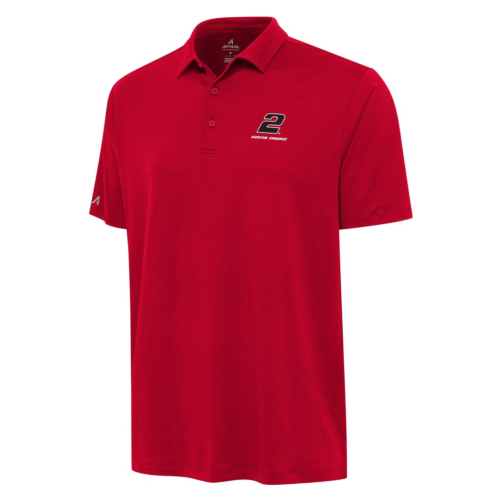  Austin Cindric Antigua Reprocess Polo - Red